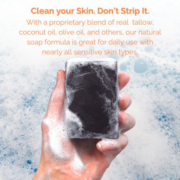 Scented Charcoal Bar Soap - Image 3